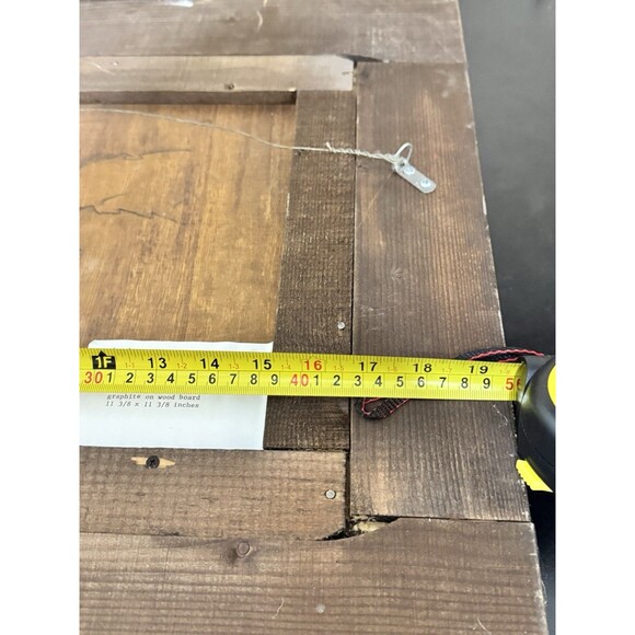 Omar Galliani 1993 Graphite on Wood Board Locks Gallery Italian Modern Art - Picture 10 of 10